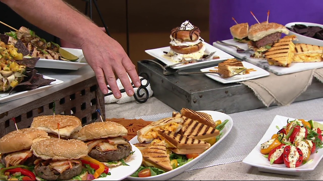 "Copper Chef Grill and Griddle Cookbook" by Eric Theiss on QVC YouTube