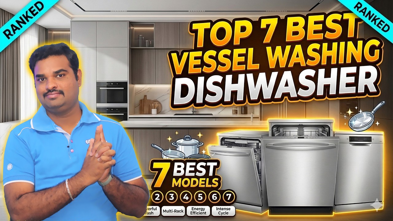 Top 7 Best Dishwashers In India 2026 With Price |Vessel Washing Machine ...
