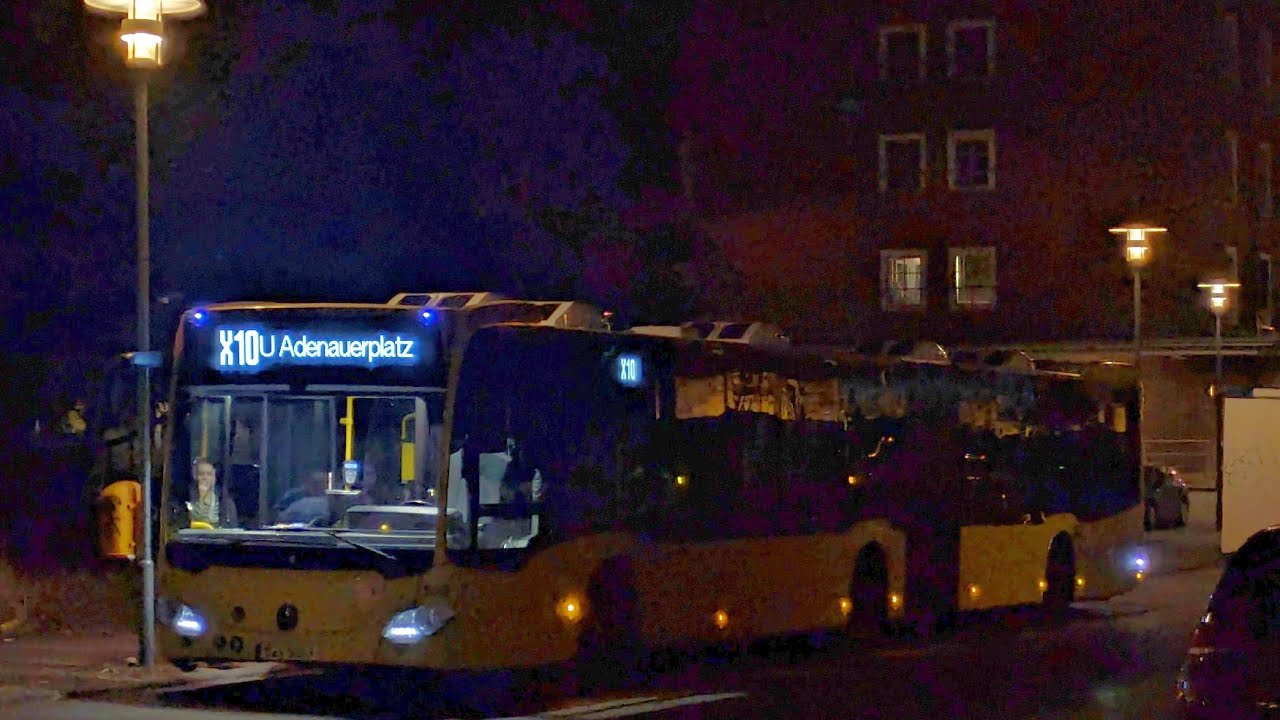 Berlin Bus|Aussetzermitfahrt #43 auf dem X10 von Rammrath Brücke bis U Adenauerplatz
