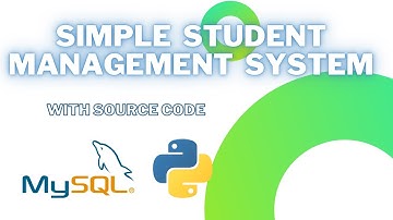 Simple Student Management System with python and MySQL within 100 lines