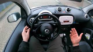 How to drive manual transmission car (engine start, gear shifting, acceleration, break) Smart ForTwo