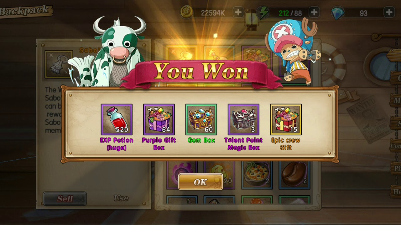 pirate ocean adventure/sabo event with 7k diamant..