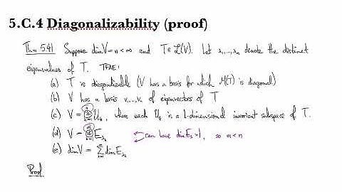 5.C.4 Diagonalizability (proof)