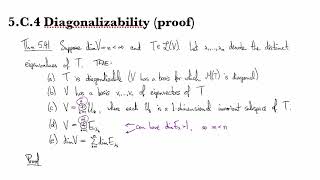 Full 5.C.4 Diagonalizability (proof) Update