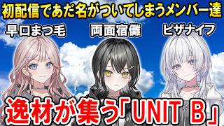 カバー株式会社の新プロジェクトmekParkからデビューを目指す「UNIT B」が凄すぎる【UNIT B切り抜き/宵凪ネオン/玲銘ミラ/清澄ライラ】