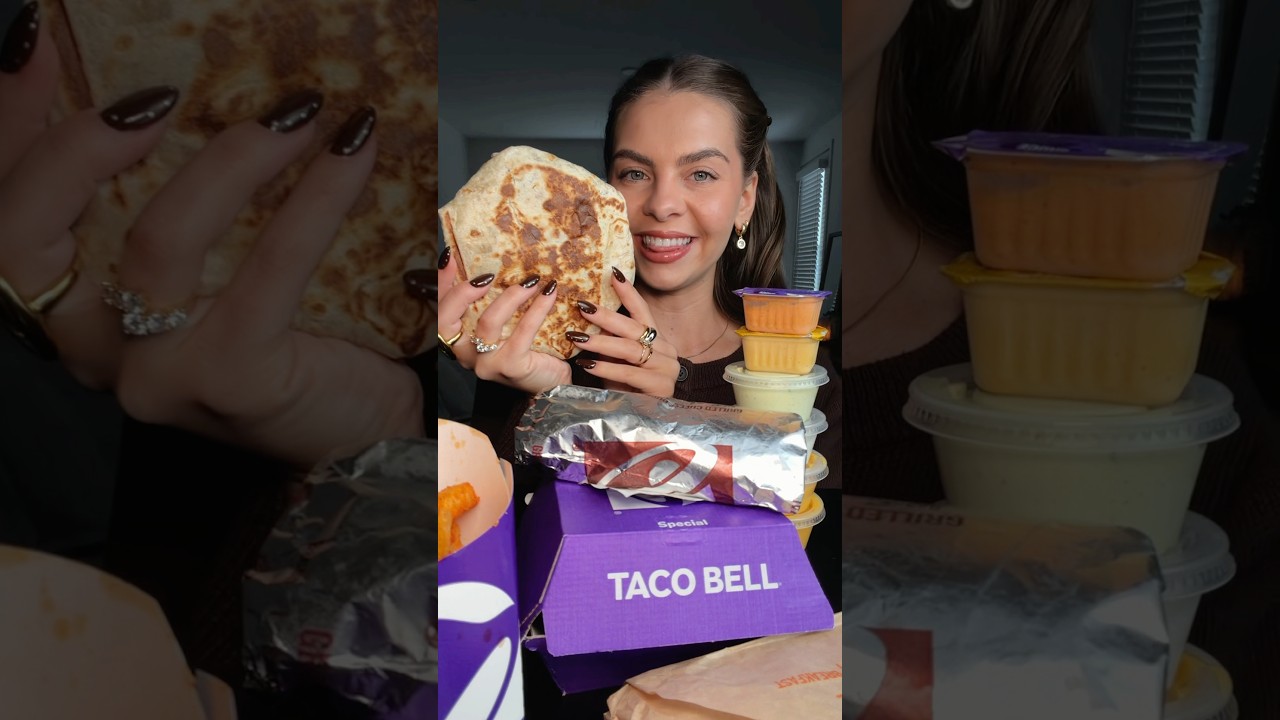 IS IT REALLY A TRIP TO TACO BELL IF YOU DON’T START EATING THE FRIES ON THE DRIVE HOME?? 😋💜