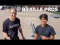 The Braille Pro's Came To My Skatepark!