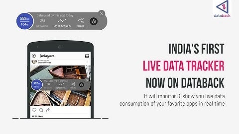Databack Live Data tracker - Most advanced Mobile data tracking