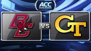 Full Boston College vs Georgia Tech Highlights - 2012 News