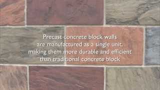 Precast Concrete Block Wall by AFTEC