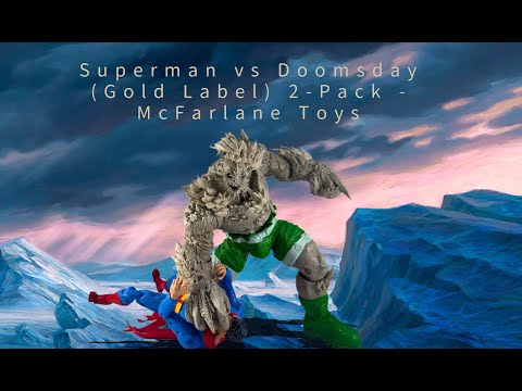 #超人 vs #毀滅日 Superman vs Doomsday (Gold Label) 2-Pack - McFarlane Toys #玩具開箱 #廣東話 #熱門 #開箱