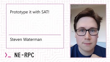 Prototype it with SAT! - Steven Waterman