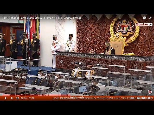 (LIVE) Istiadat Pembukaan Majlis Parlimen Ke-14 | Penggal Empat