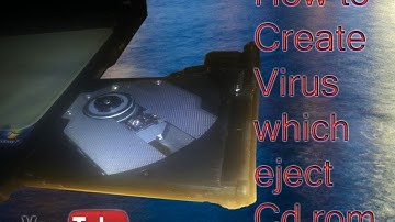 Create A Virus which Eject Your CD-ROM.