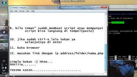 membuat directory dan file php via putty