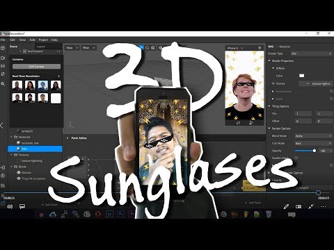 Create 3D Sunglasses in Spark AR | Tutorial