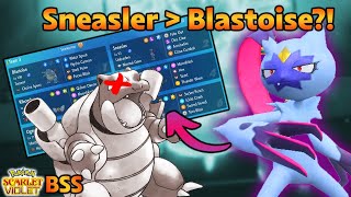 Watch Sneasler STEAL the Show in Ranked! Pokemon Scarlet & Violet BSS Competitive Blastoise Team