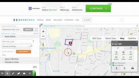 Creating Walking routes/ Map my run-tutorial
