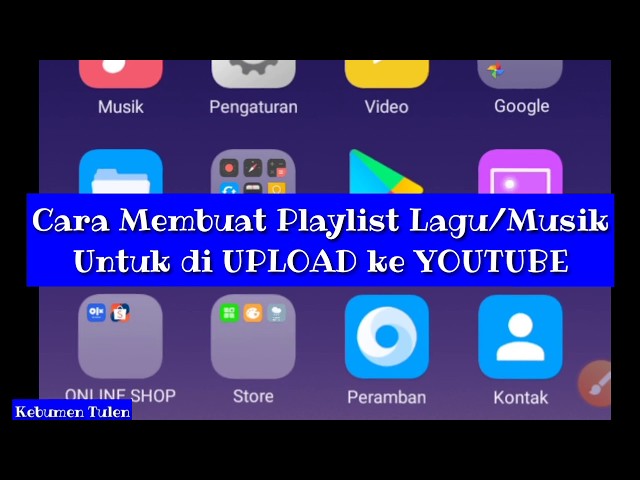 How to create song playlists to Upload to YouTube II how to Upload Mp3 to YouTube II KINEMASTER class=