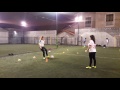 Ejercicios de fútbol - coordinación + pases-