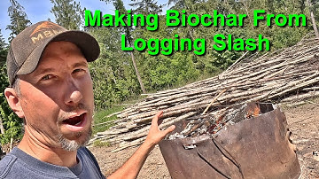 How To Make Biochar *(Tips and Tricks)* From Logging Slash W/Ring Of Fire Kiln