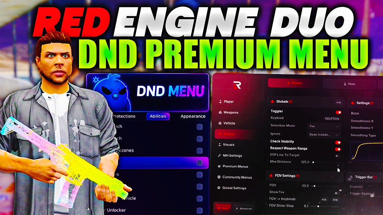 The ULTIMATE FiveM Menu Combo.. (RedEngine + DND Menu)