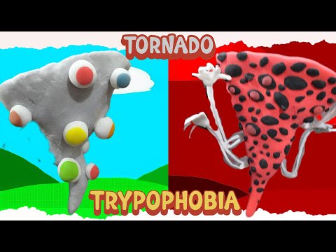 My Sprunki Oc Monster Tornado Trypophobia Phase 1 and 2 I made with clay