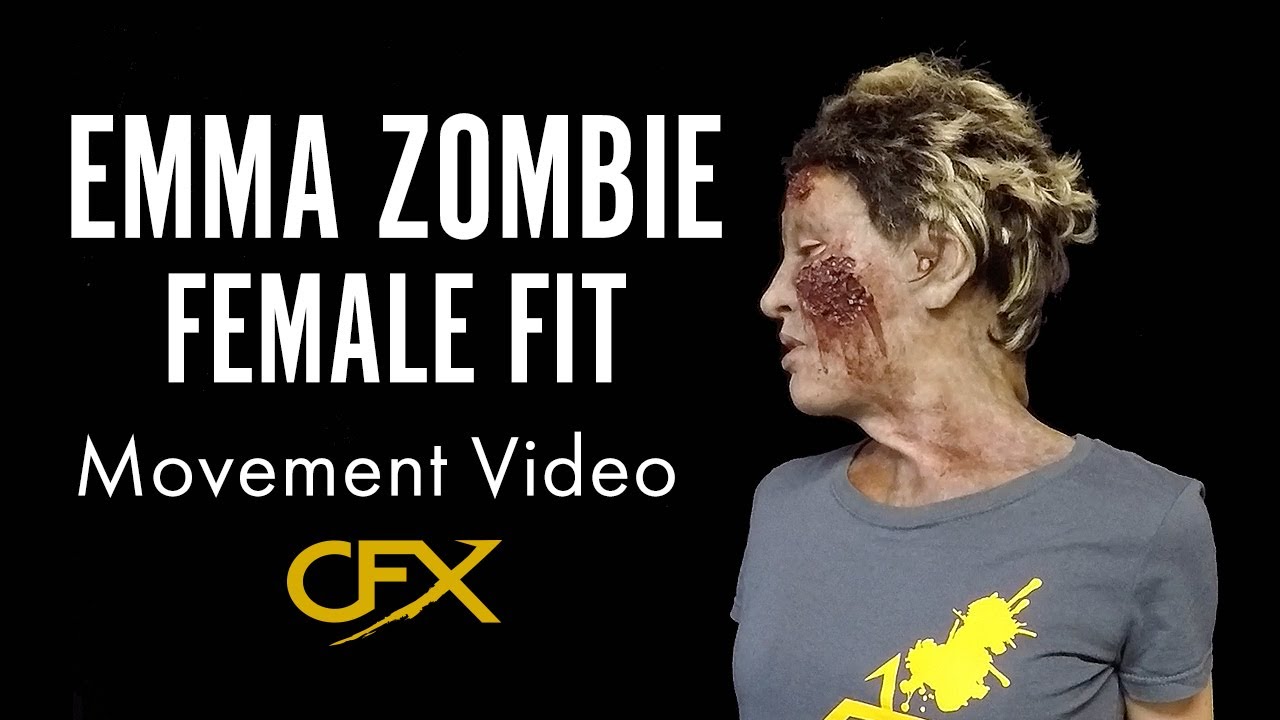 CFX Emma Zombie variant Silicone Mask Movement Video