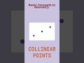 Basic Concepts in Geometry | Plane, Points, Lines #geometry #maths #mathematics #shorts #youtube