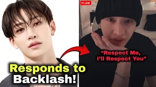 Bang Chan Responds to Backlash After Calling Out Fans #kpop