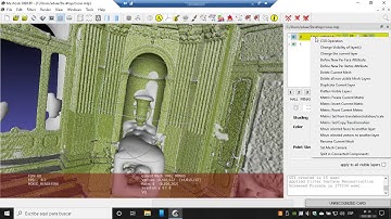 Generate mesh from point cloud in MeshLab