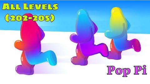 Blob Runner 3D Gameplay Walkthrough IOS,Android - All Levels (202-205)