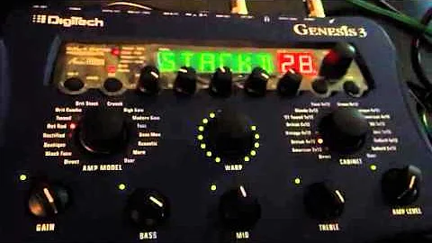 Digitech Genesis3 Genetx guitar processor Audio DNA