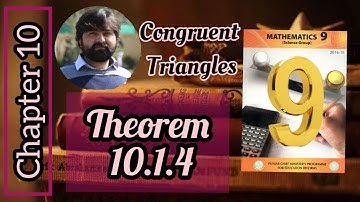 Mathematics 9 | Theorem 10.1.4 | Chapter 10 | Congruent triangles