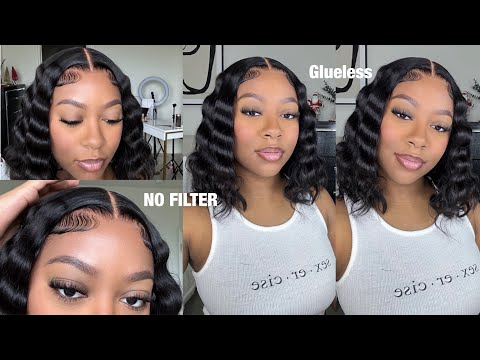 PRE CUT BOB CLOSURE WIG UNDER $150 | 5 MINUTE LACE MELT WIG INSTALL | Nadula Hair