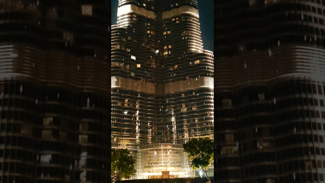 ✨ Burjkhalifa magical Night Wonder 🤔