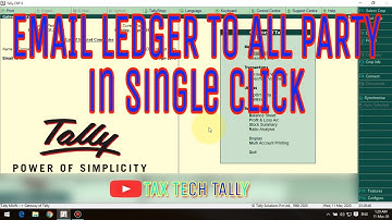 HOW TO EMAIL LEDGER TO ALL PARTY IN ONE CLICK |  AUTHENTICATION FAILED! ERROR SOLVED | TALLY ERP9
