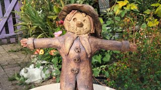 How to make a scarecrow in pottery