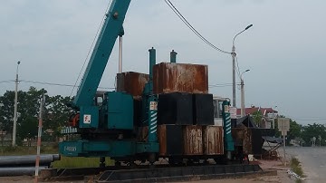 T - WORKS 1 - How to Operate the Concrete Pile Pressing Robot