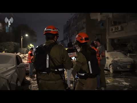 תיעוד מפעילות כוחות החילוץ של פיקוד העורף בזירות נפילה | את"צ