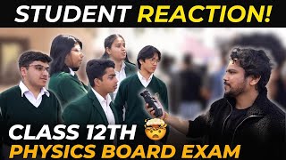 Class 12th Physics Board Exam🔥| Student Reaction | Exam Review 2023-24
