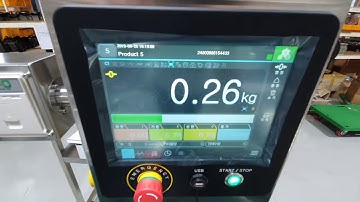 High Capacity Check Weigher with Barcode Reader Device