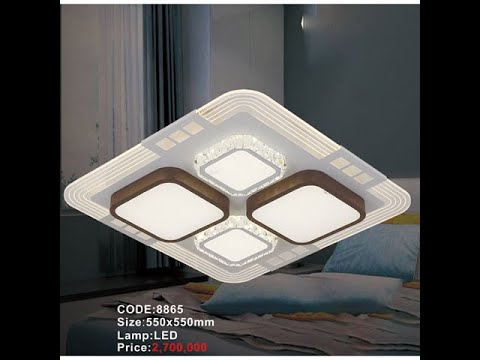 Video Đèn ốp trần led đổi màu | ĐÈN ỐP TRẦN PHÒNG KHÁCH 8865 - youtube