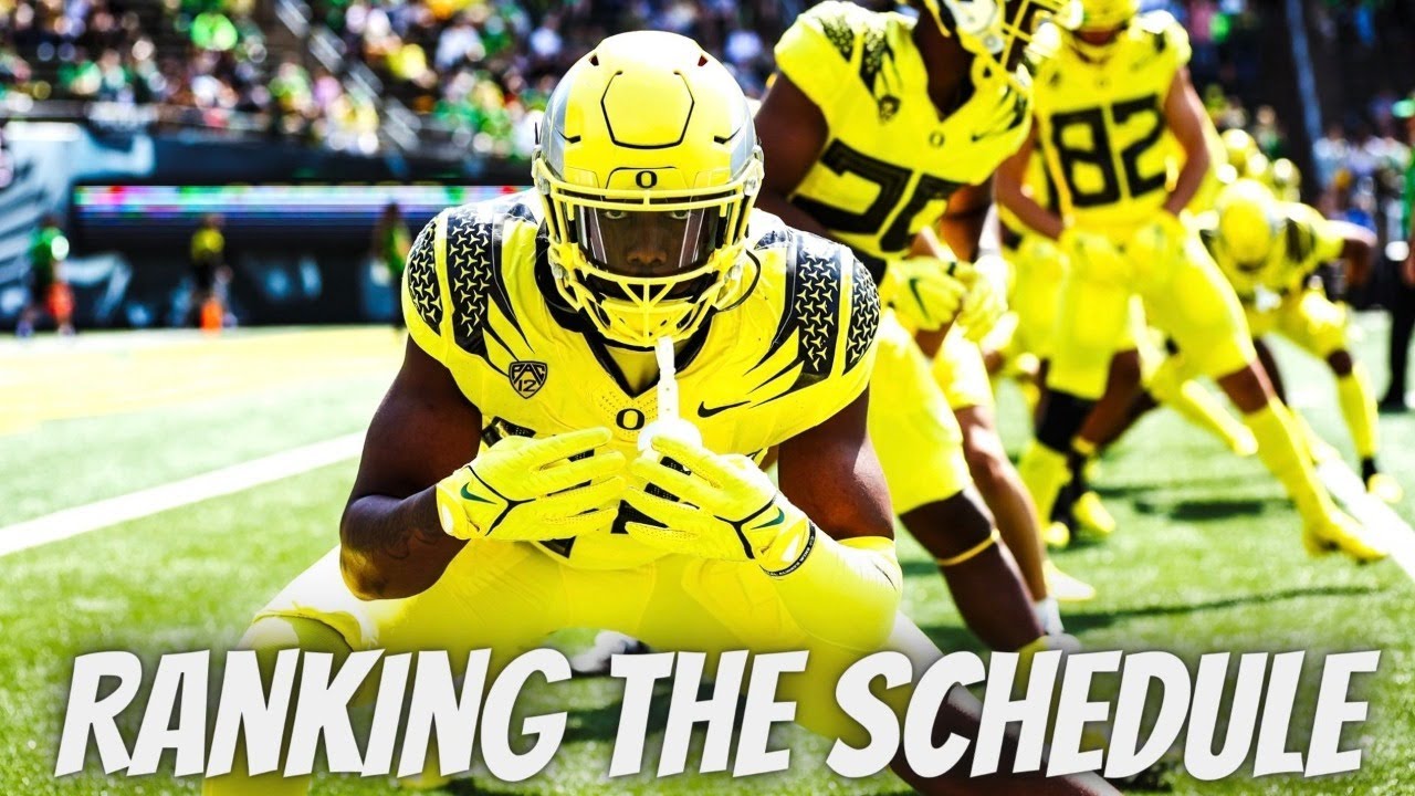 Ranking Oregon Football's 2022 Schedule | Ducks Dish Podcast - YouTube