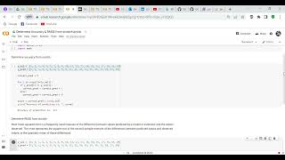 Determine Accuracy & RMSE from scratch in Python
