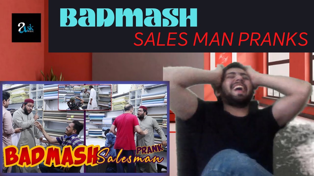 Badmash Salesman Prank By Nadir Ali Team In P4 Pakao 2021 Ask Fazal Reaction Video Youtube