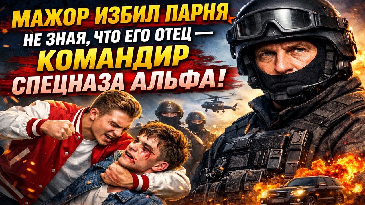 МАЖОР ИЗБИЛ ПАРНЯ, НО ОКАЗАЛОСЬ ЧТО ЕГО ОТЕЦ — КОМАНДИР СПЕЦНАЗА