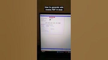 Busy Sale PDF export step by step in hindi | #billingsoftware #accountingsoftware #gstsoftware #bill