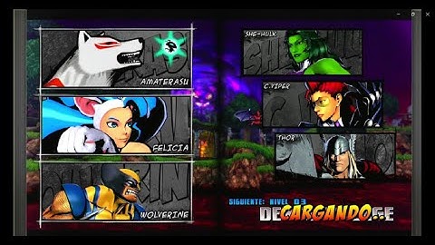 Marvel vs Capcom 3 Fate of Two Worlds Amaterasu Felicia Wolwerine She Hulk C Viper Thor