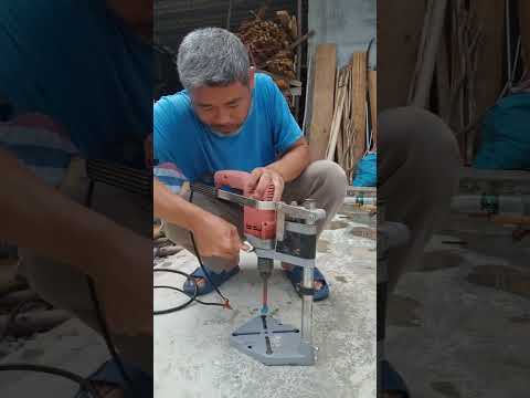 Hand drill converted